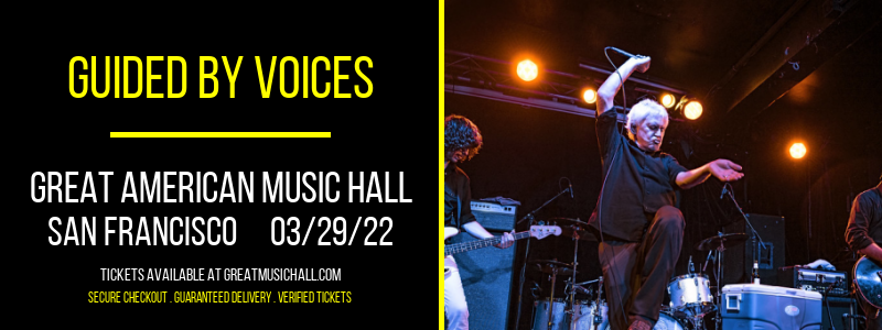 Guided by Voices at Great American Music Hall tickets Guided by Voices at Great American Music Hall