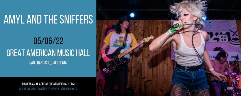 Amyl and The Sniffers at Great American Music Hall tickets Amyl and The Sniffers at Great American Music Hall