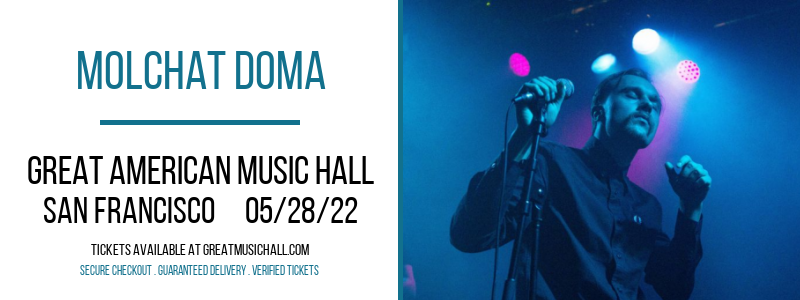 Molchat Doma at Great American Music Hall tickets Molchat Doma at Great American Music Hall