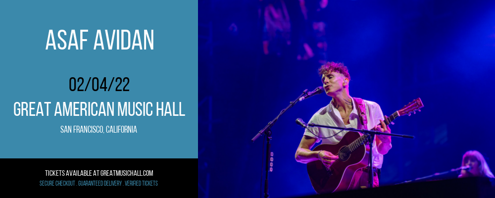 Asaf Avidan [CANCELLED] at Great American Music Hall