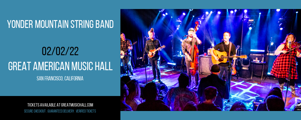 Yonder Mountain String Band [CANCELLED] at Great American Music Hall