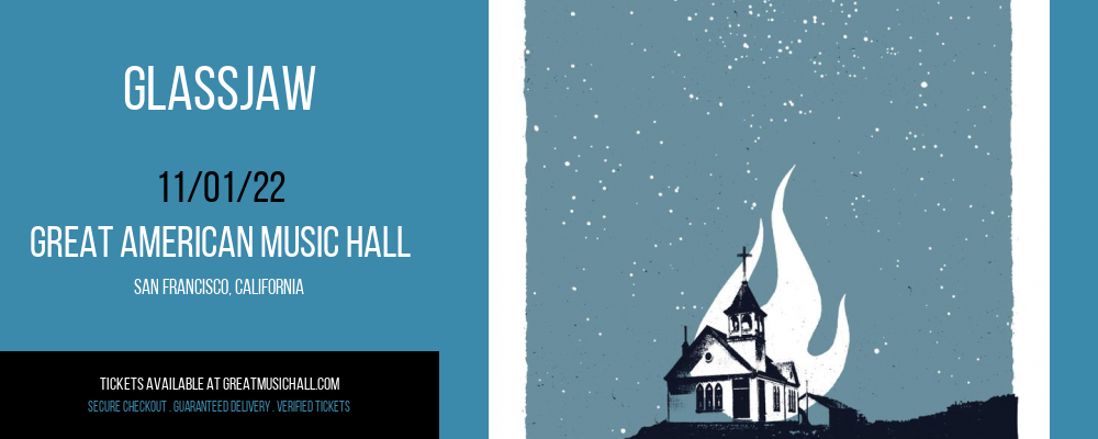 Glassjaw at Great American Music Hall tickets Glassjaw at Great American Music Hall