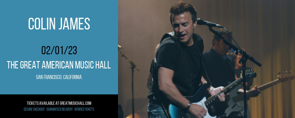 Colin James at Great American Music Hall