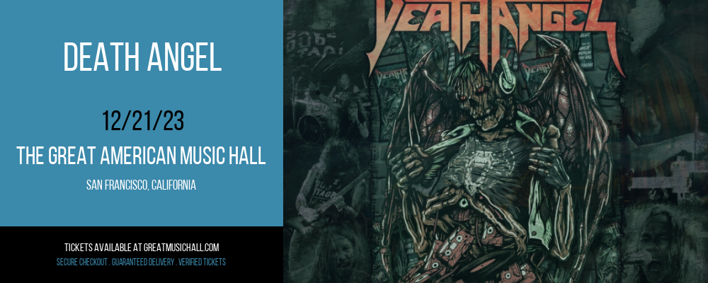 Death Angel at The Great American Music Hall