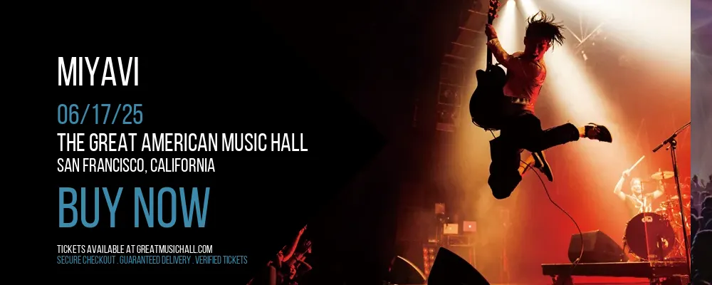 Miyavi at The Great American Music Hall