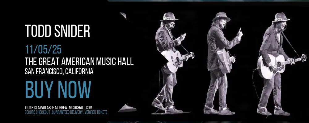 Todd Snider at The Great American Music Hall