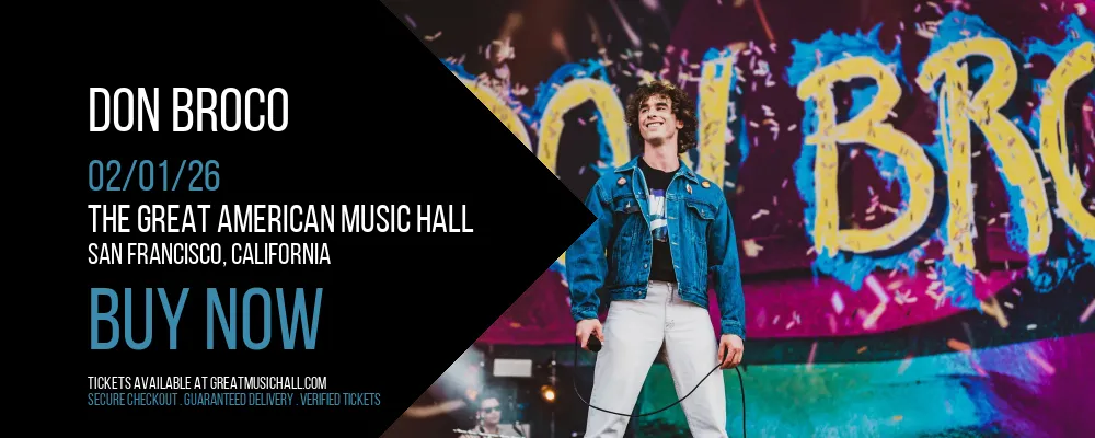 Don Broco at The Great American Music Hall