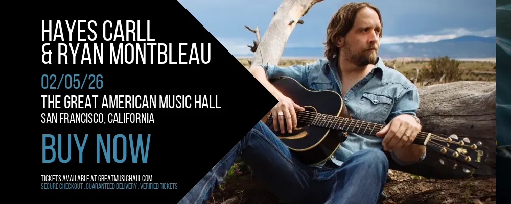 Hayes Carll & Ryan Montbleau at The Great American Music Hall