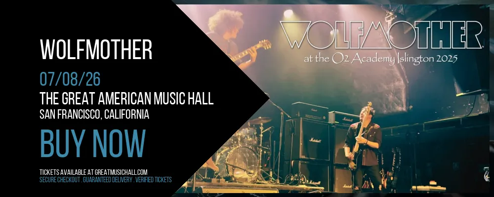 Wolfmother at The Great American Music Hall
