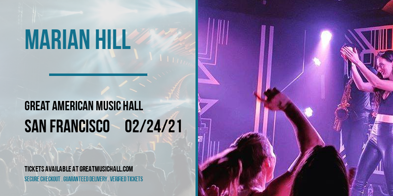 Marian Hill at Great American Music Hall tickets Marian Hill at Great American Music Hall
