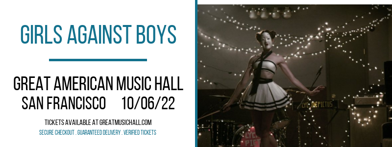Girls Against Boys at Great American Music Hall tickets Girls Against Boys at Great American Music Hall