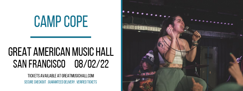 Camp Cope at Great American Music Hall tickets Camp Cope at Great American Music Hall