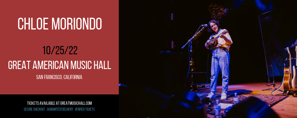 Chloe Moriondo at Great American Music Hall