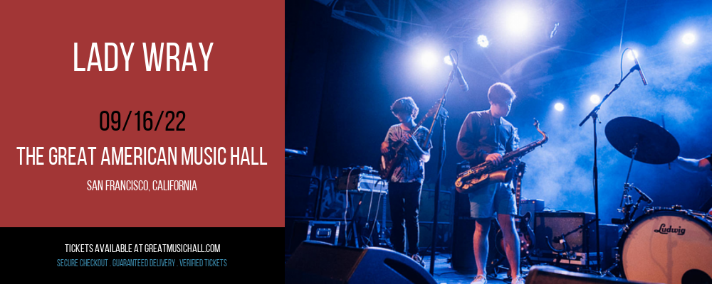 Lady Wray at Great American Music Hall tickets Lady Wray at Great American Music Hall