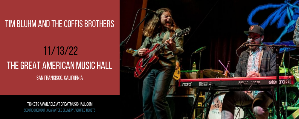 Tim Bluhm and The Coffis Brothers at Great American Music Hall