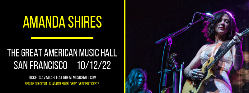 Amanda Shires at Great American Music Hall tickets Amanda Shires at Great American Music Hall