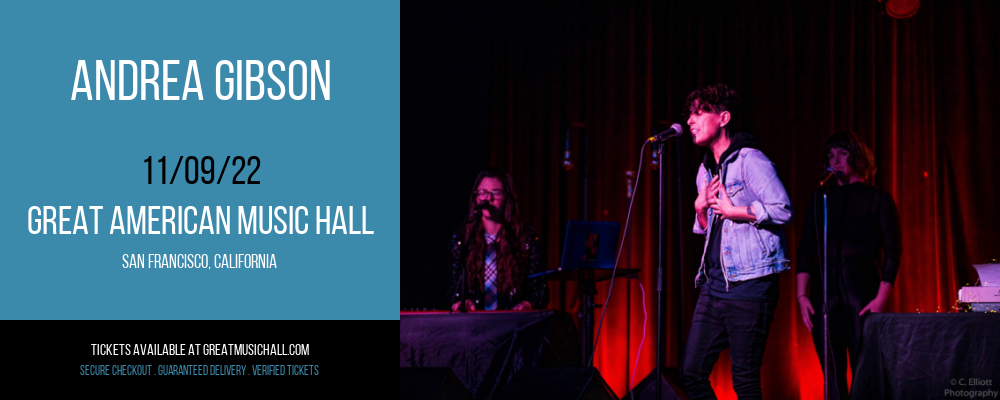 Andrea Gibson [CANCELLED] at Great American Music Hall