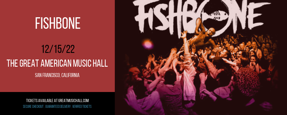 Fishbone at Great American Music Hall