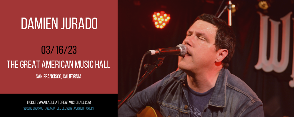 Damien Jurado at Great American Music Hall tickets Damien Jurado at Great American Music Hall