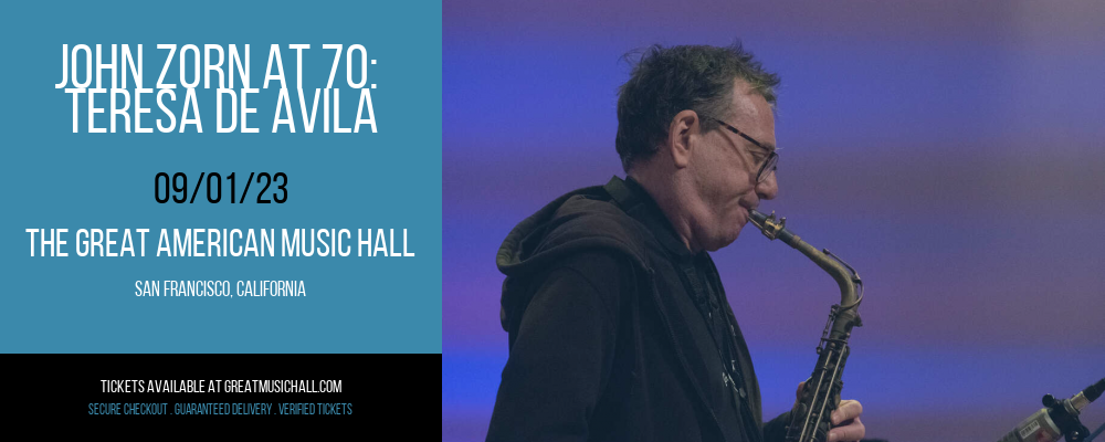 John Zorn at 70 at The Great American Music Hall