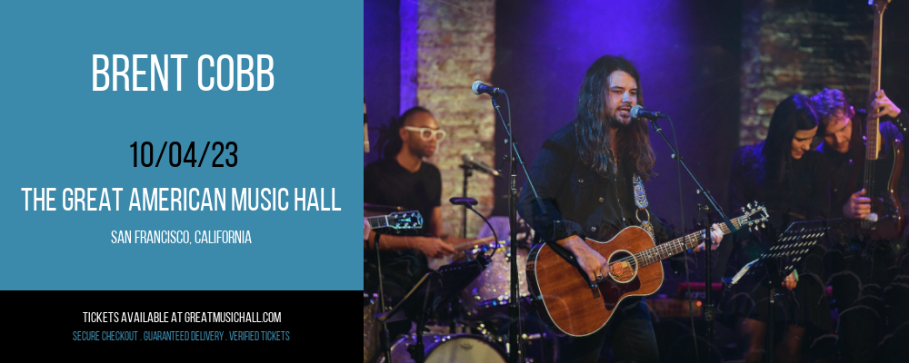 Brent Cobb at The Great American Music Hall