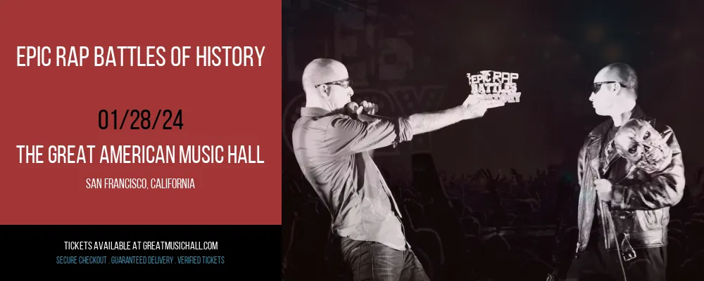 Epic Rap Battles of History at The Great American Music Hall