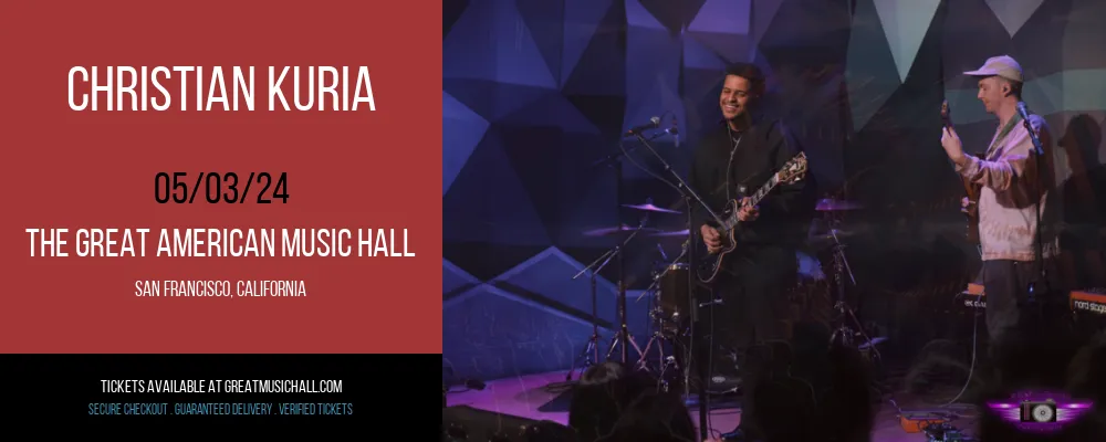 Christian Kuria at The Great American Music Hall