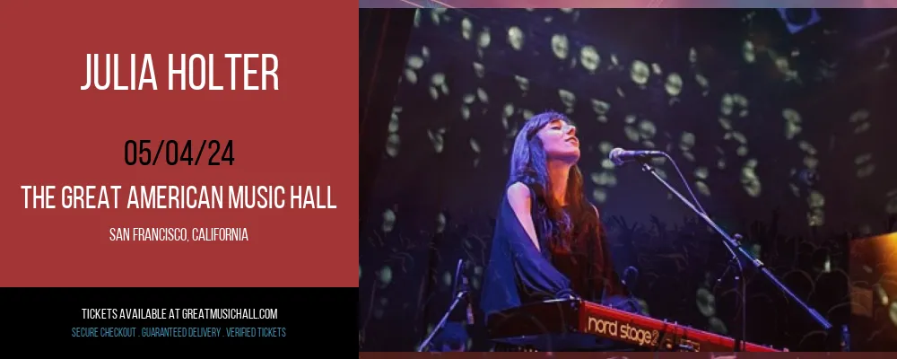 Julia Holter at The Great American Music Hall