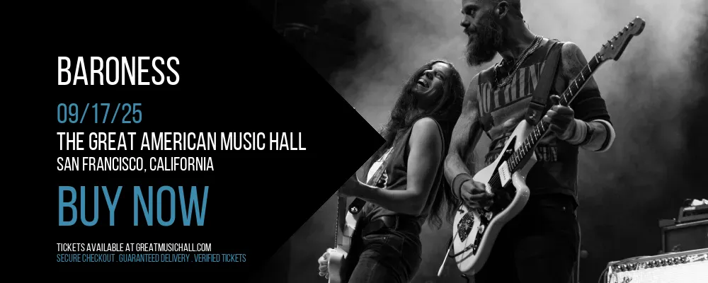 Baroness at The Great American Music Hall