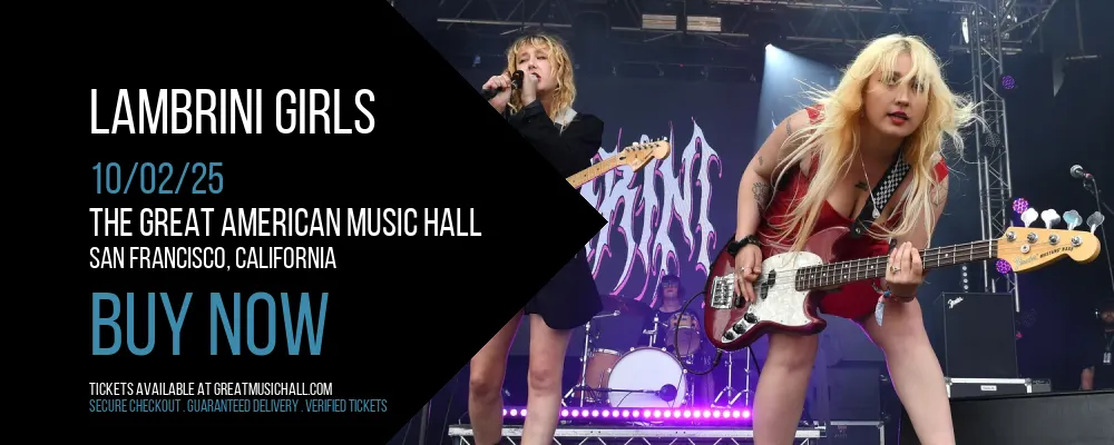 Lambrini Girls at The Great American Music Hall