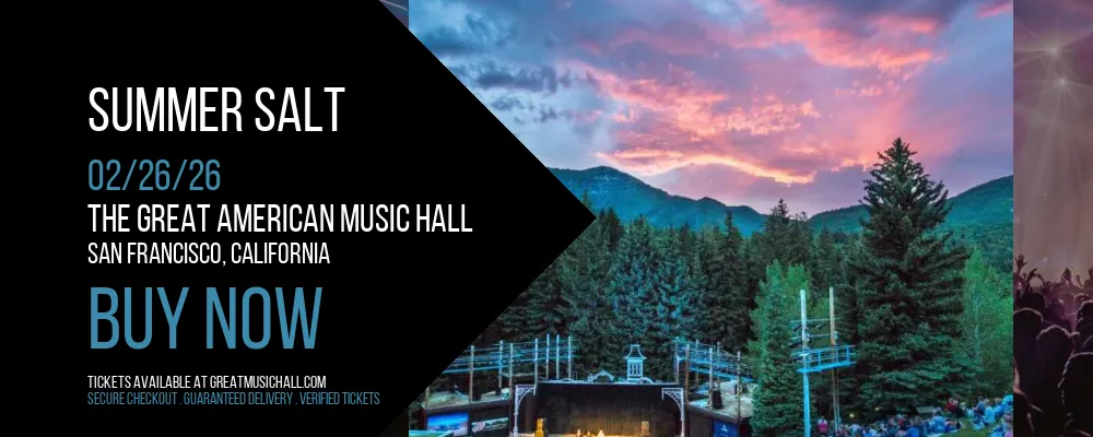 Summer Salt at The Great American Music Hall