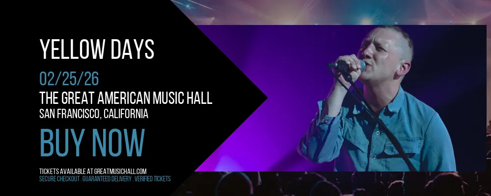 Yellow Days at The Great American Music Hall