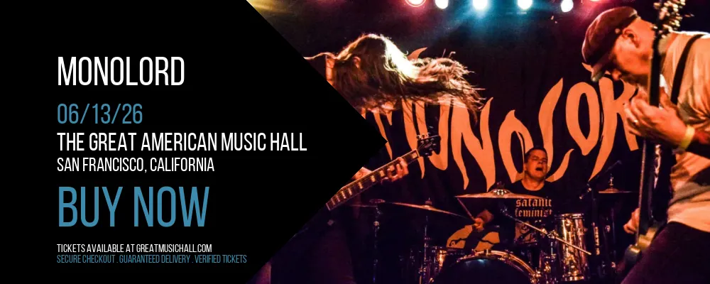 Monolord at The Great American Music Hall