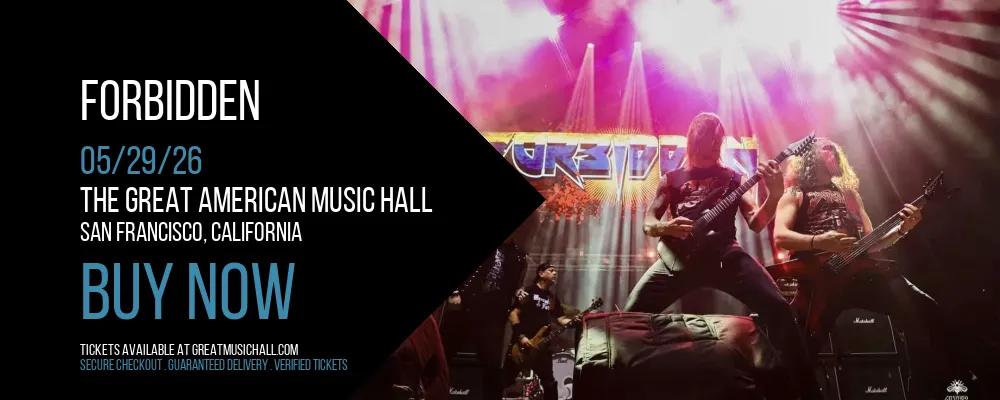 Forbidden at The Great American Music Hall