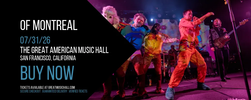 Of Montreal at The Great American Music Hall