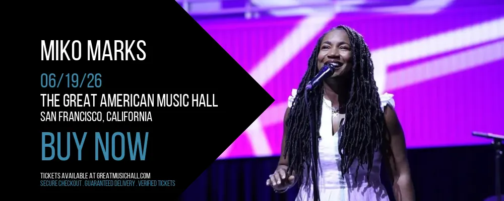 Miko Marks at The Great American Music Hall