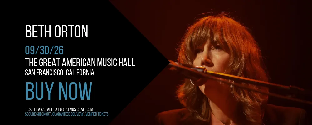 Beth Orton at The Great American Music Hall