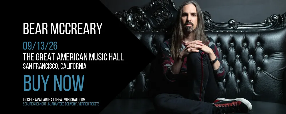 Bear McCreary at The Great American Music Hall