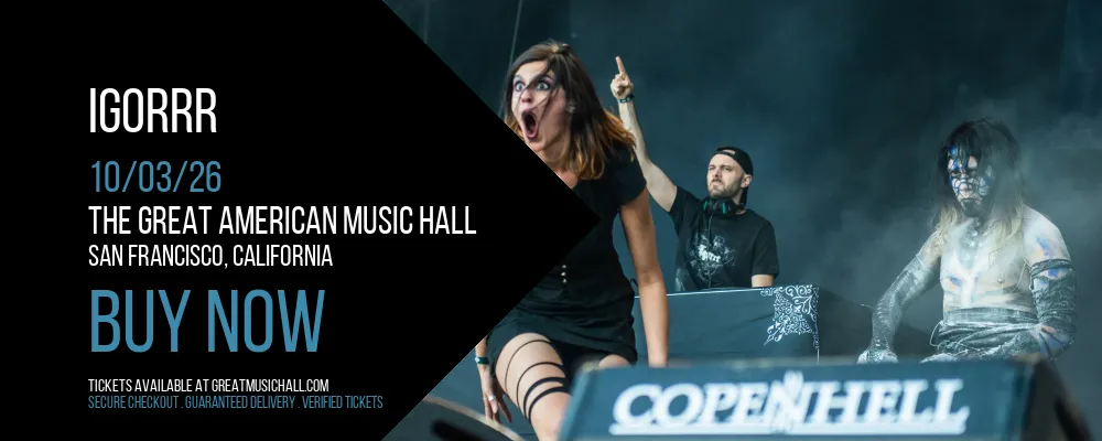 Igorrr at The Great American Music Hall